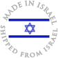 All of our items are made in Israel and shipped directly from Jerusalem, Israel.